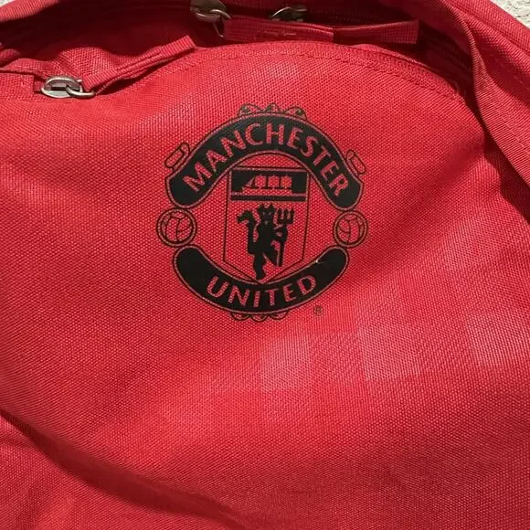 Nike Manchester United Allegiance Backpack Red Premier League Soccer Football - Picture 2 of 6